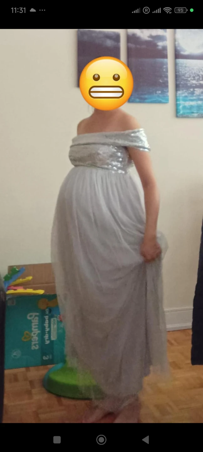Silver Maternity Dress - Size S - photo 3