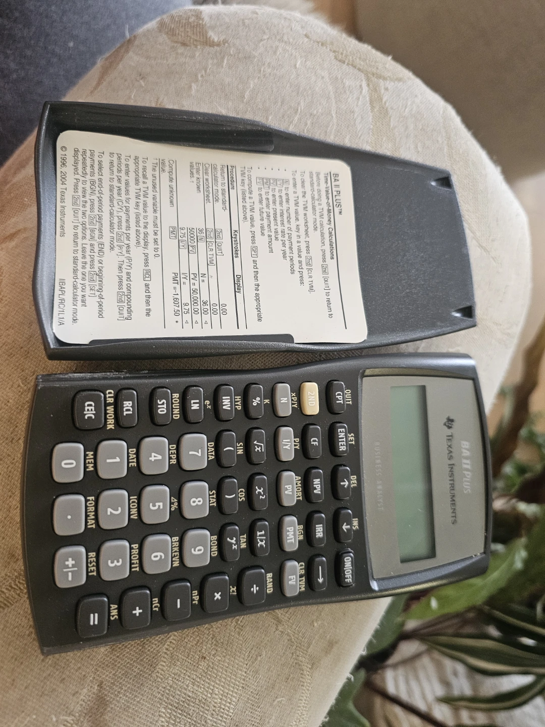 Texas Instruments BA II Plus Financial Calculator - photo 2