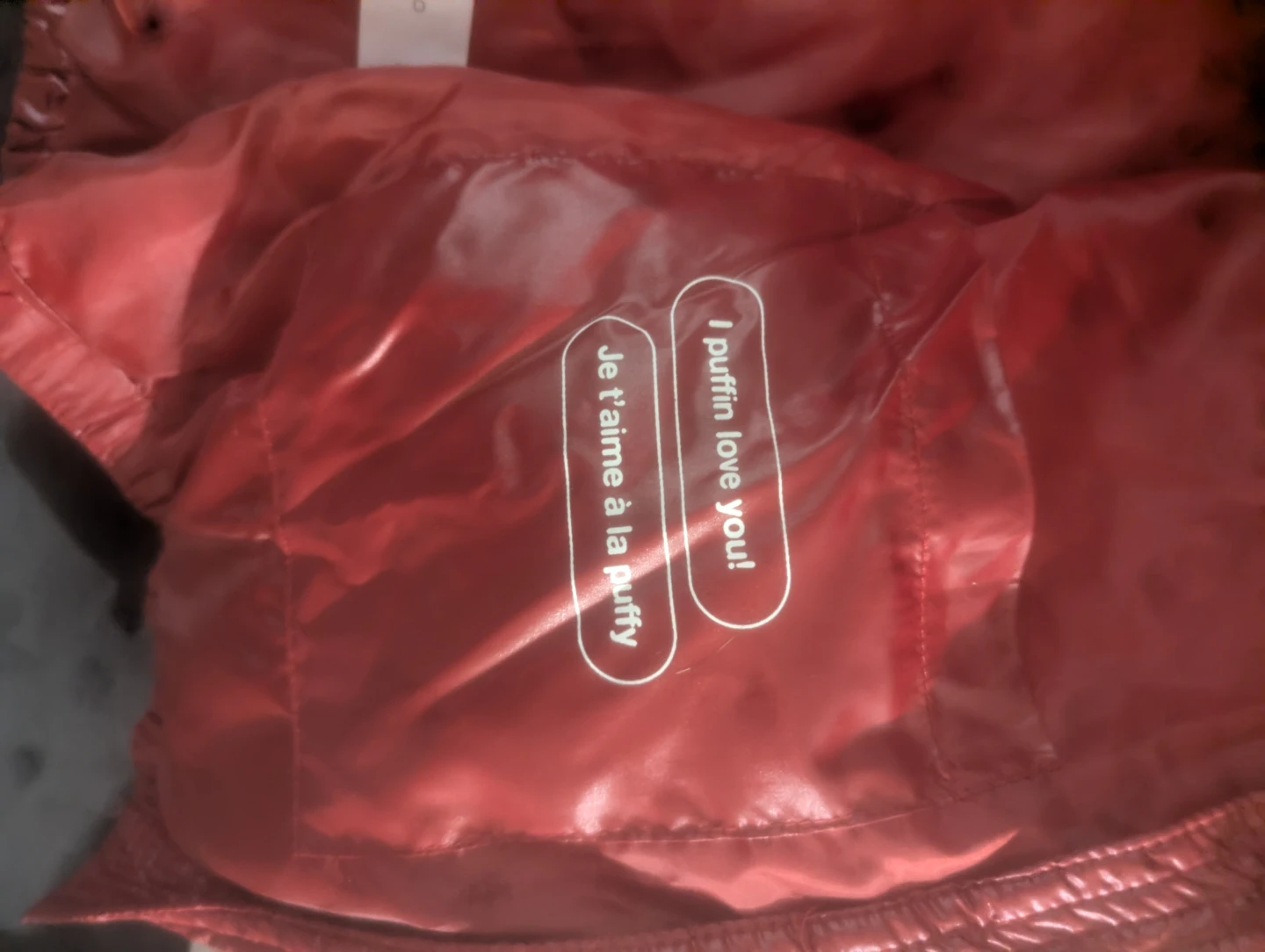 Garage Mini Puff Puffer Jacket - Red - photo 2