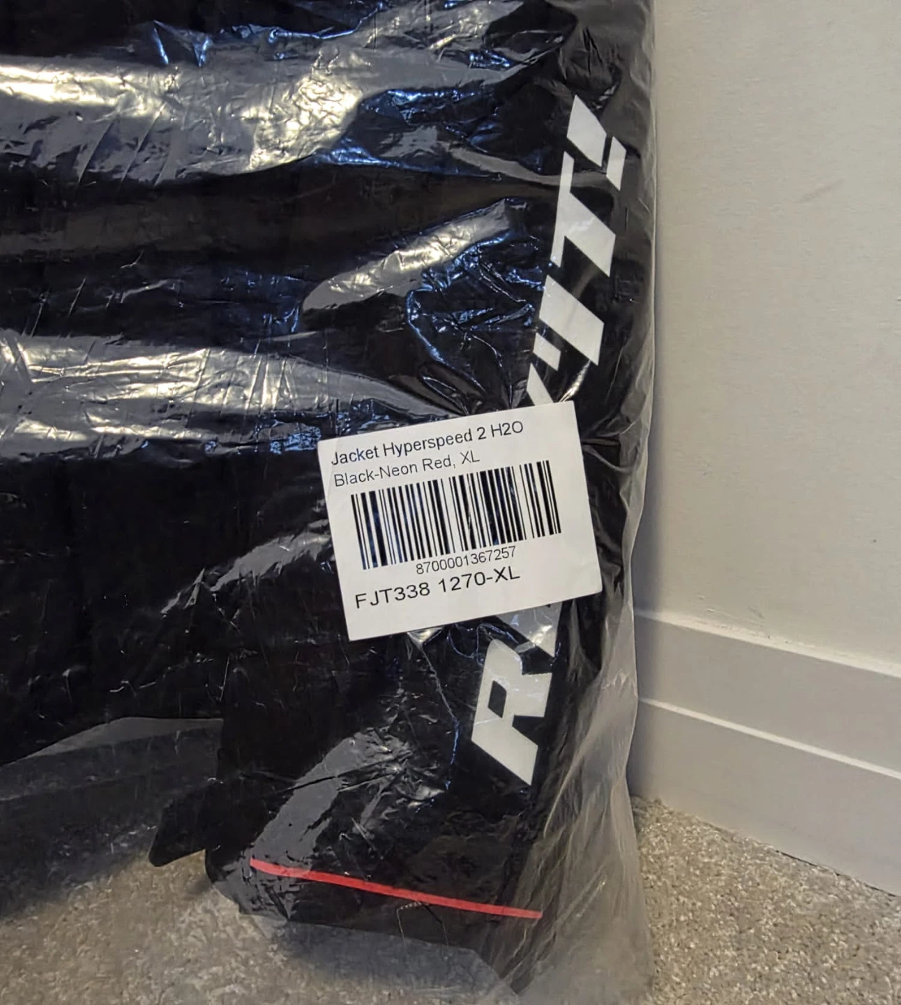 REV'IT! Jacket Hyperspeed 2 H2O XL Black-Neon Red - photo 4
