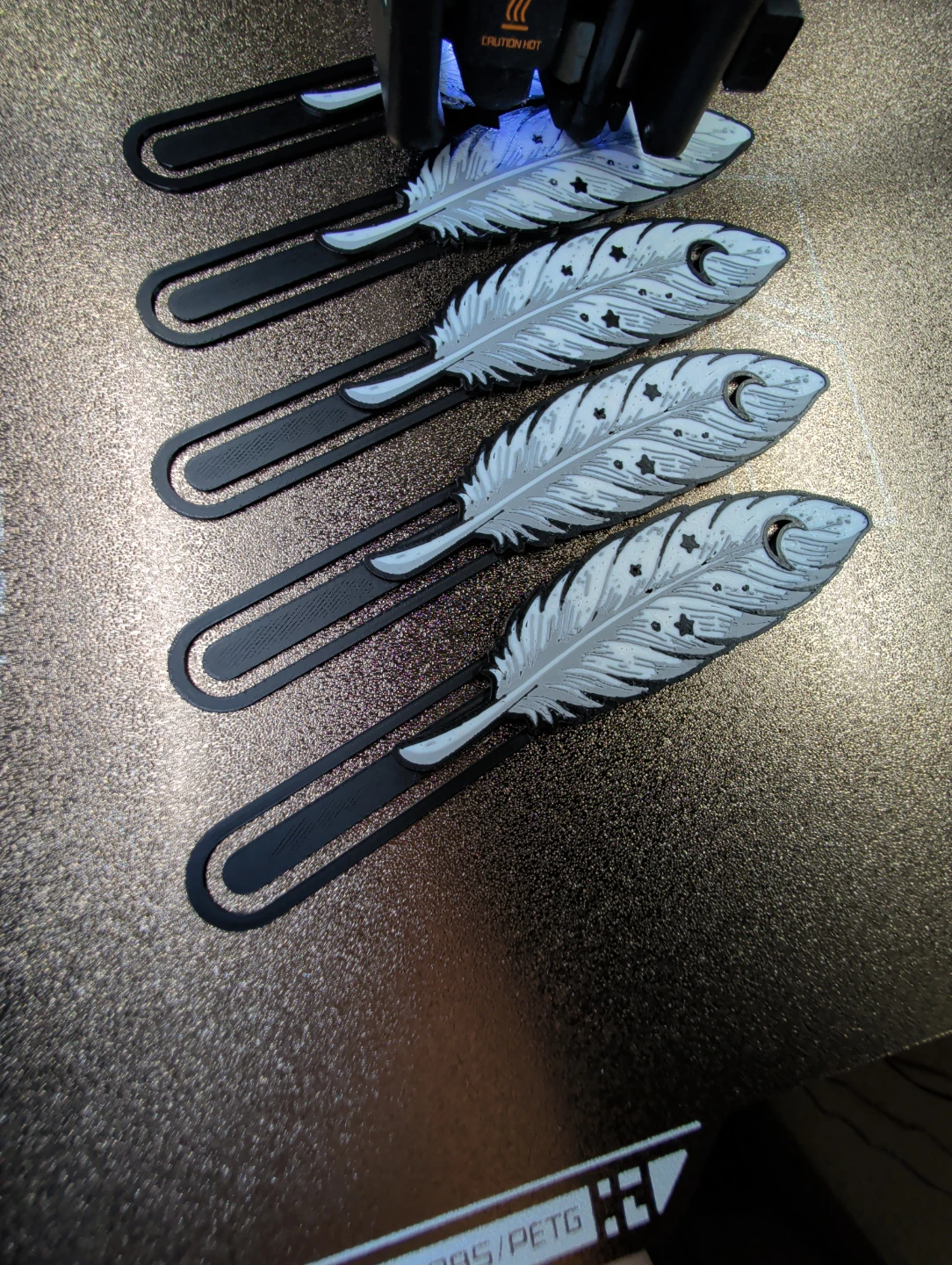 🖤✨ Fantasy Feather Bookmarks – 3D Printed ✨🖤 - photo 4