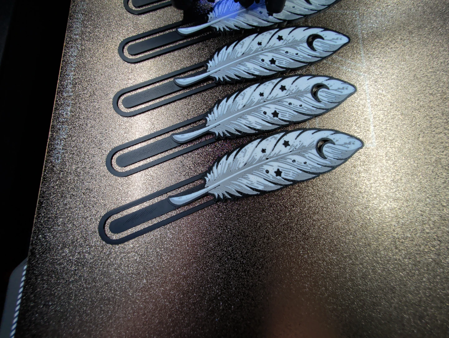 🖤✨ Fantasy Feather Bookmarks – 3D Printed ✨🖤 - photo 5