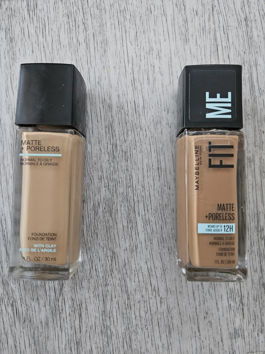 Maybelline Fit Me Matte + Poreless Foundation (2 shades)