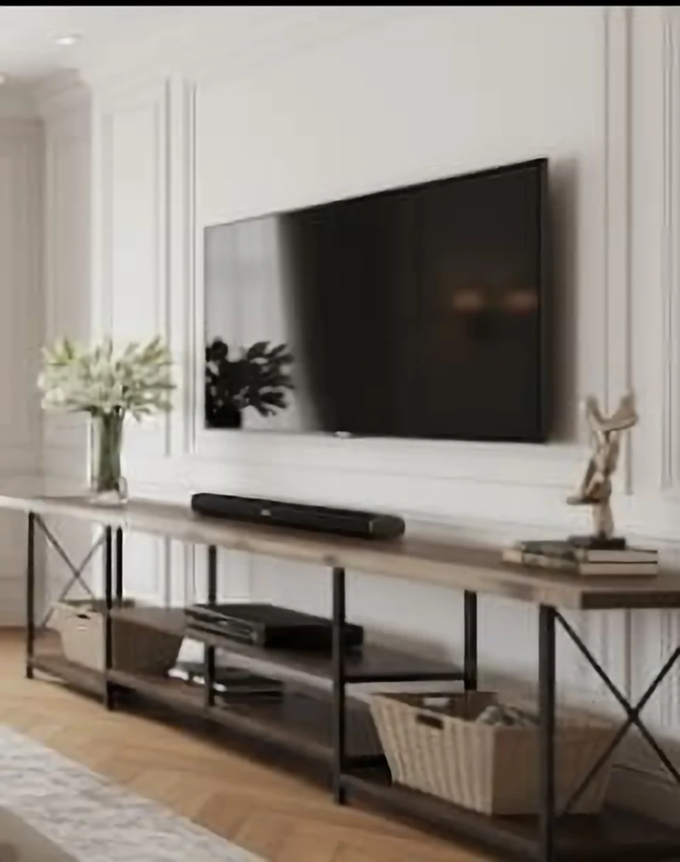WOOD AND EPOXY T.V STAND - photo 2