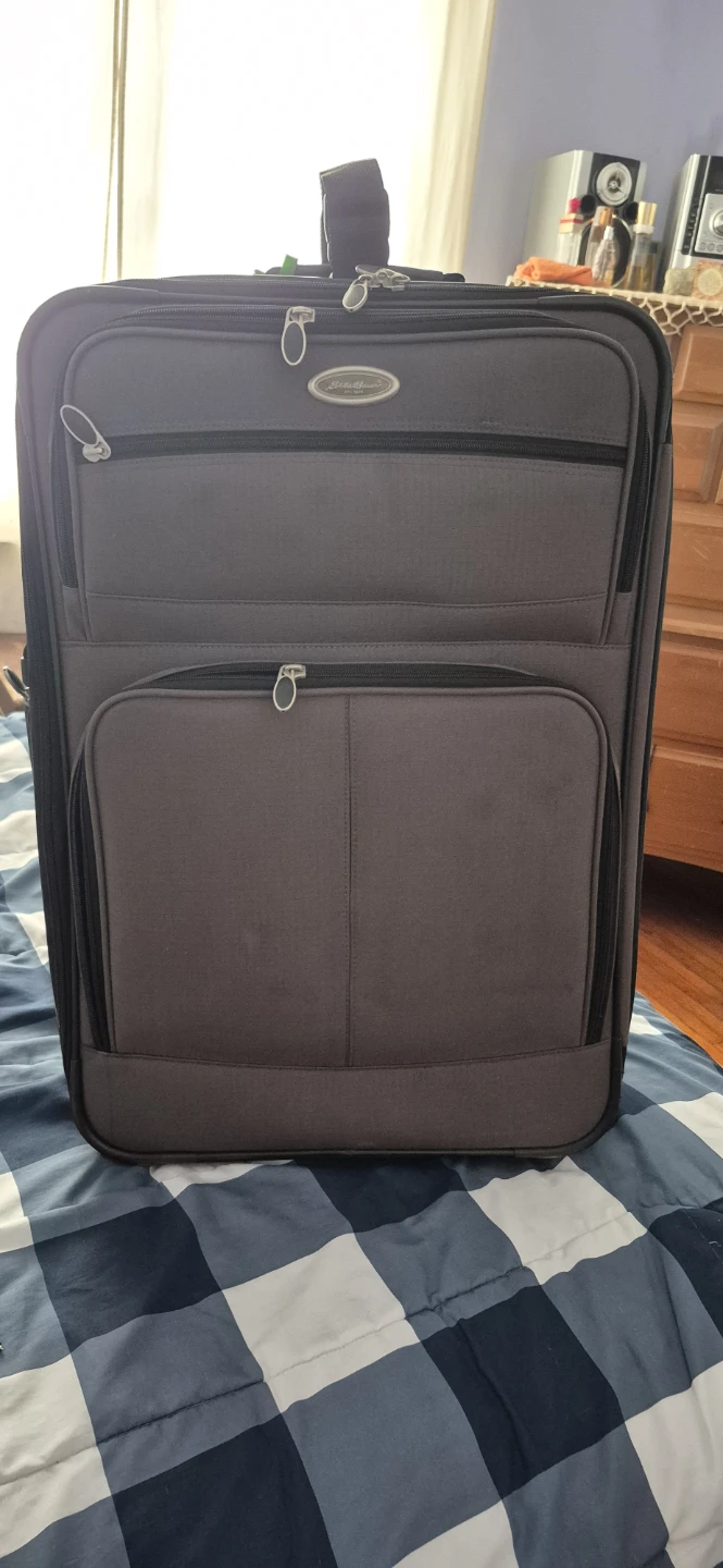 Eddie Bauer Grey Rolling Suitcase
