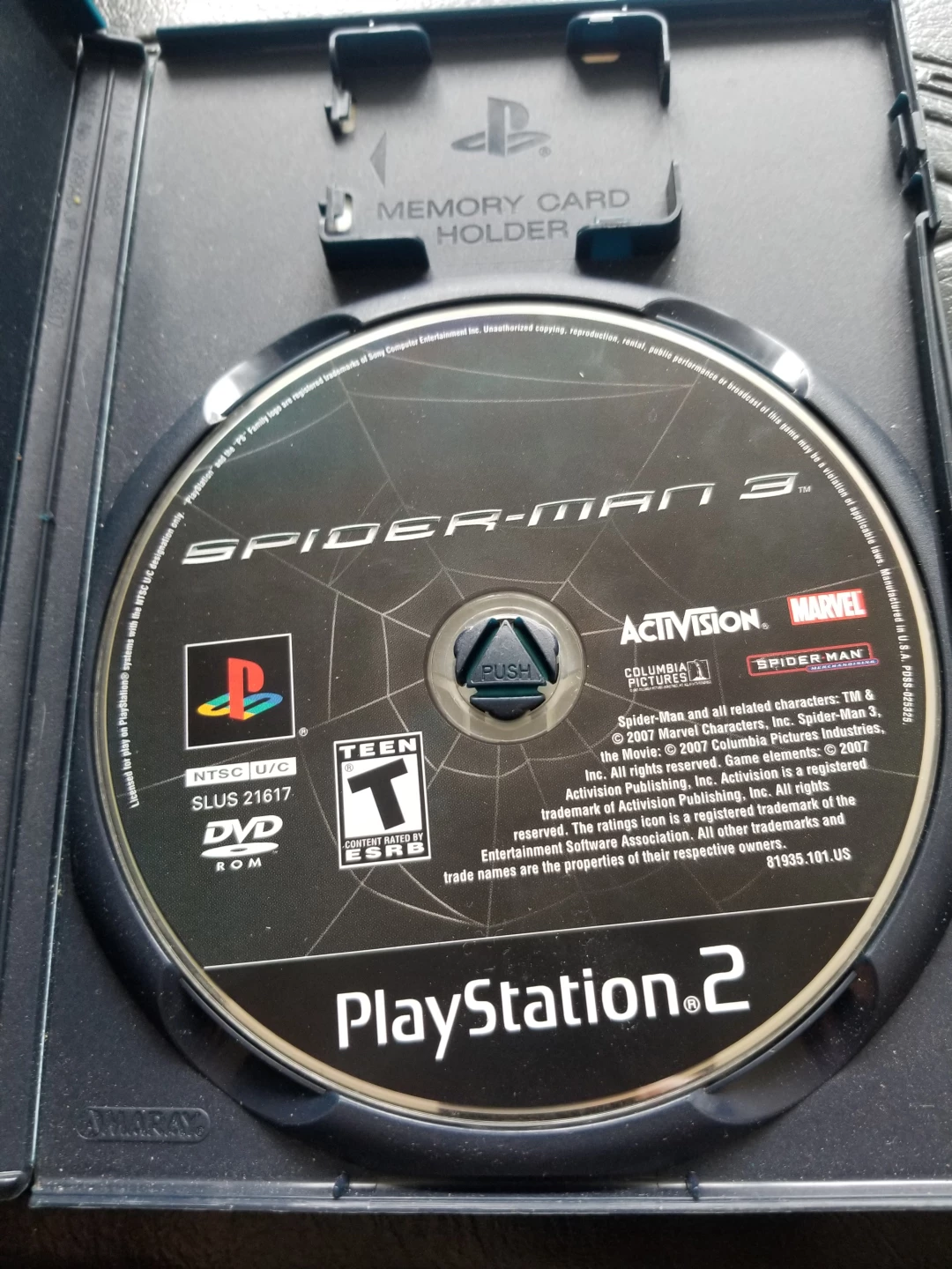 Ps2 SPIDERMAN 3 no manual PlayStation 2