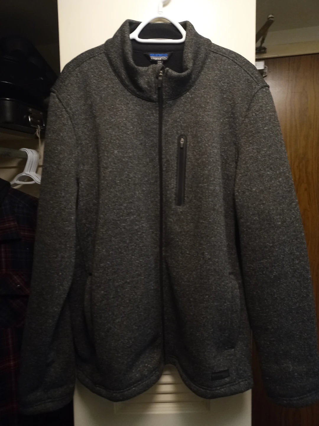 Men's Grey Fleece Jacket