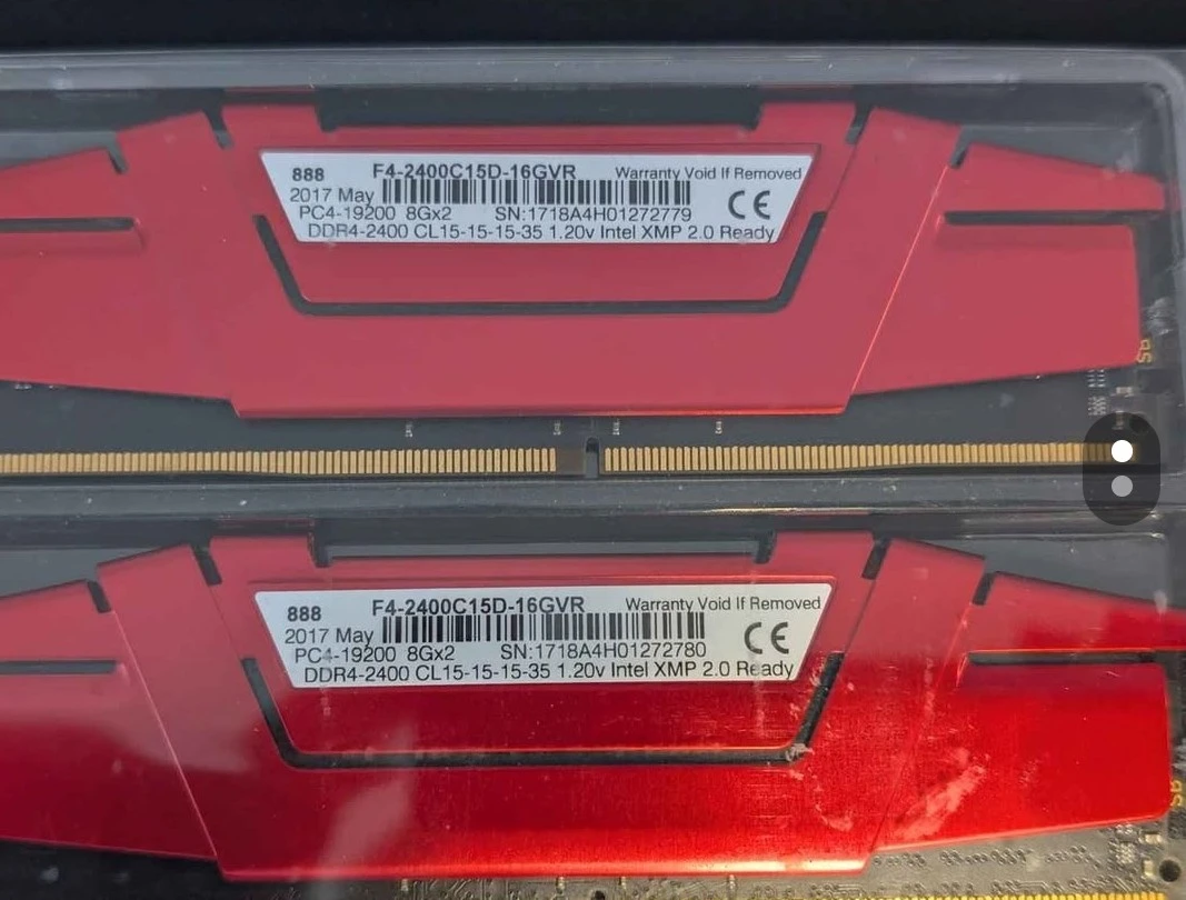 2x8gb GSkill ddr4 desktop ram - photo 2