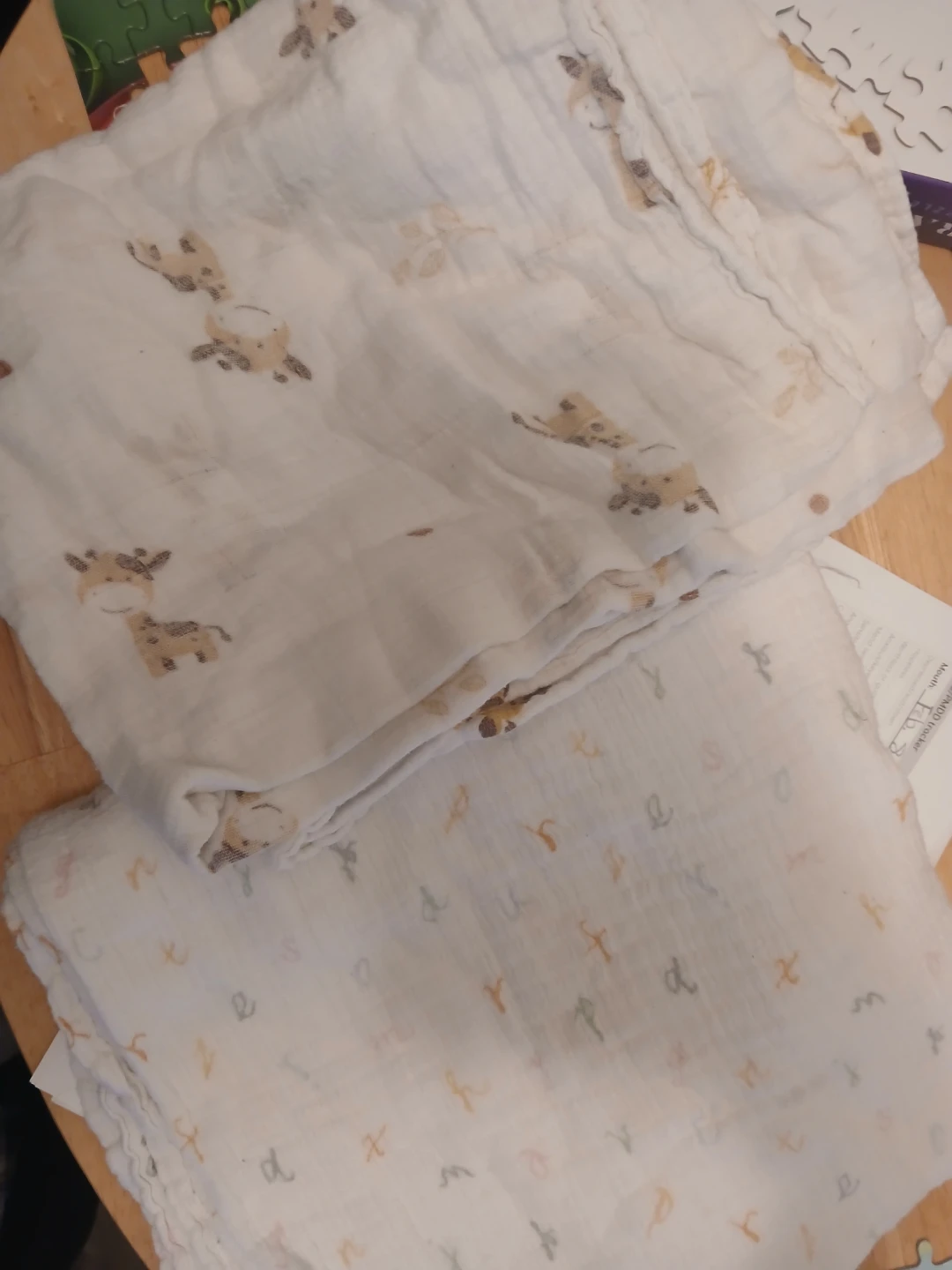 Children's Socks, Swaddle Blankets, and Pacifier Clip Set - photo 3