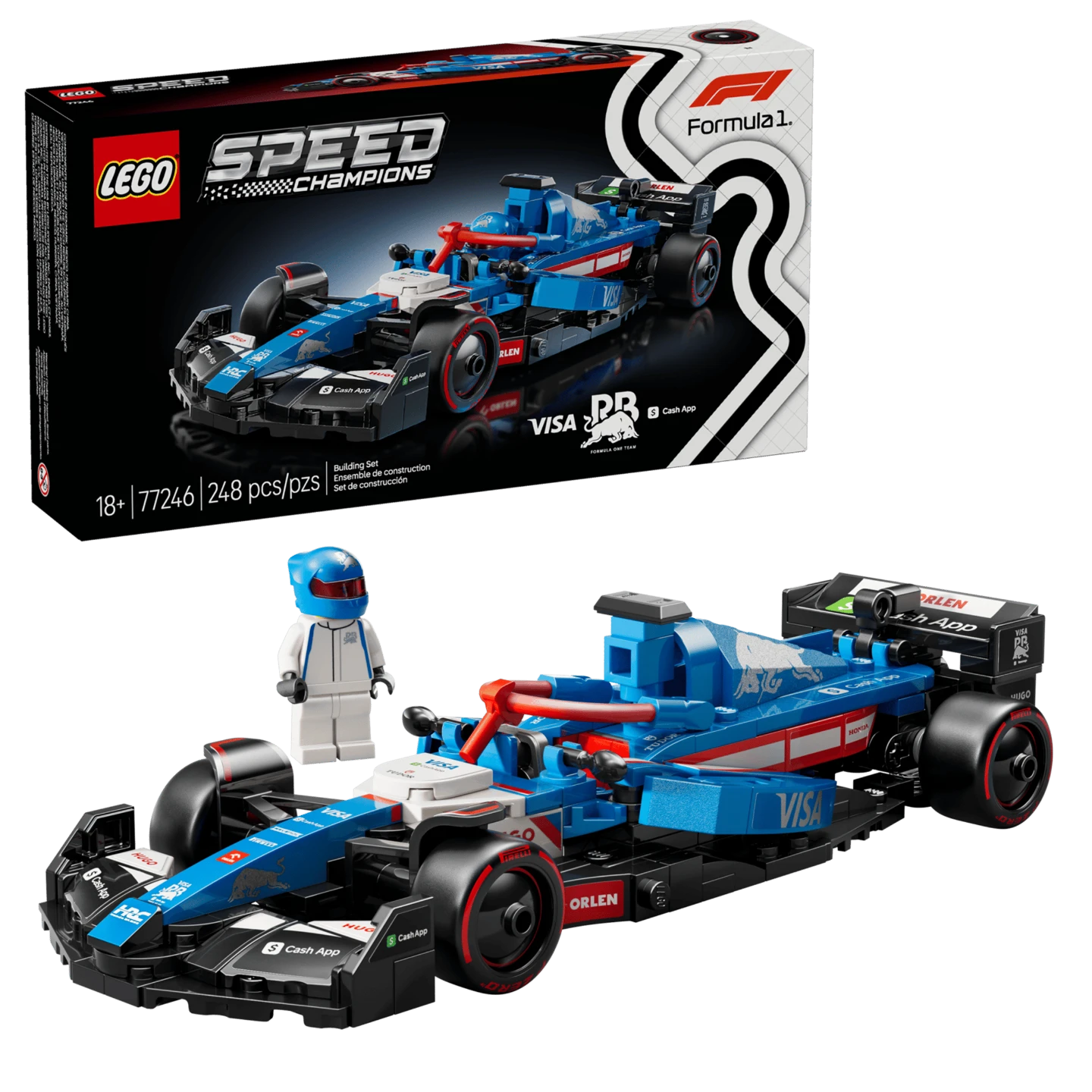 LEGO Speed Champions Formula 1 Race Car Building Set 77246