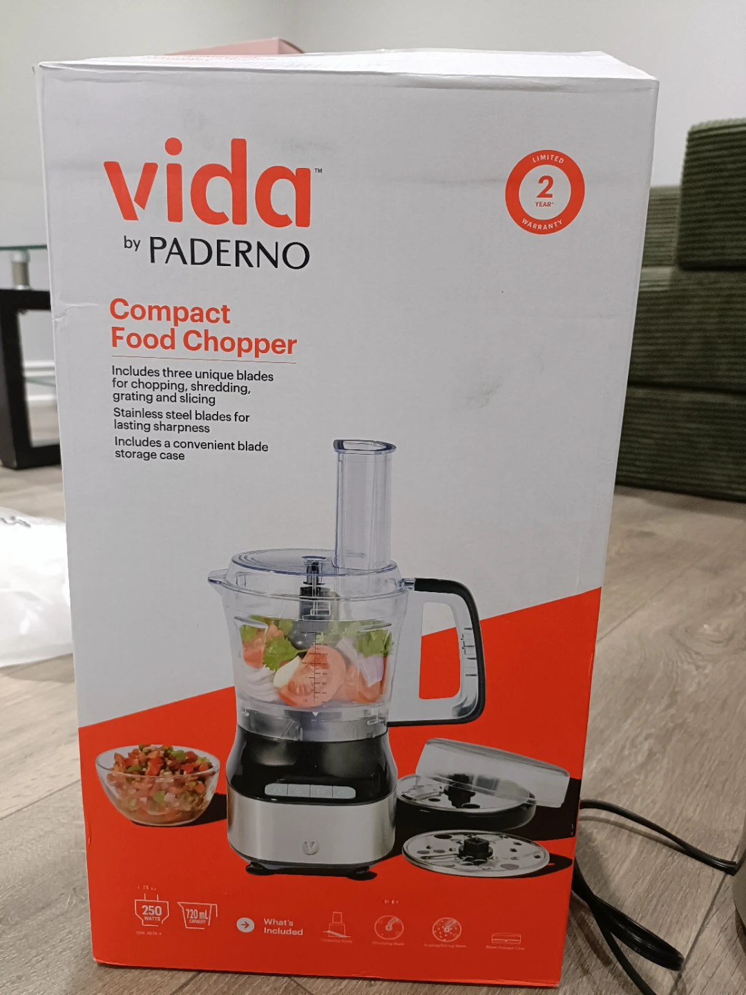 Vida by Paderno Compact Food Chopper - photo 5