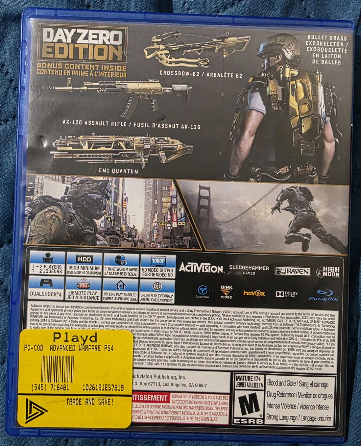 Call Of Duty Advanced Warfare PS4 - photo 2