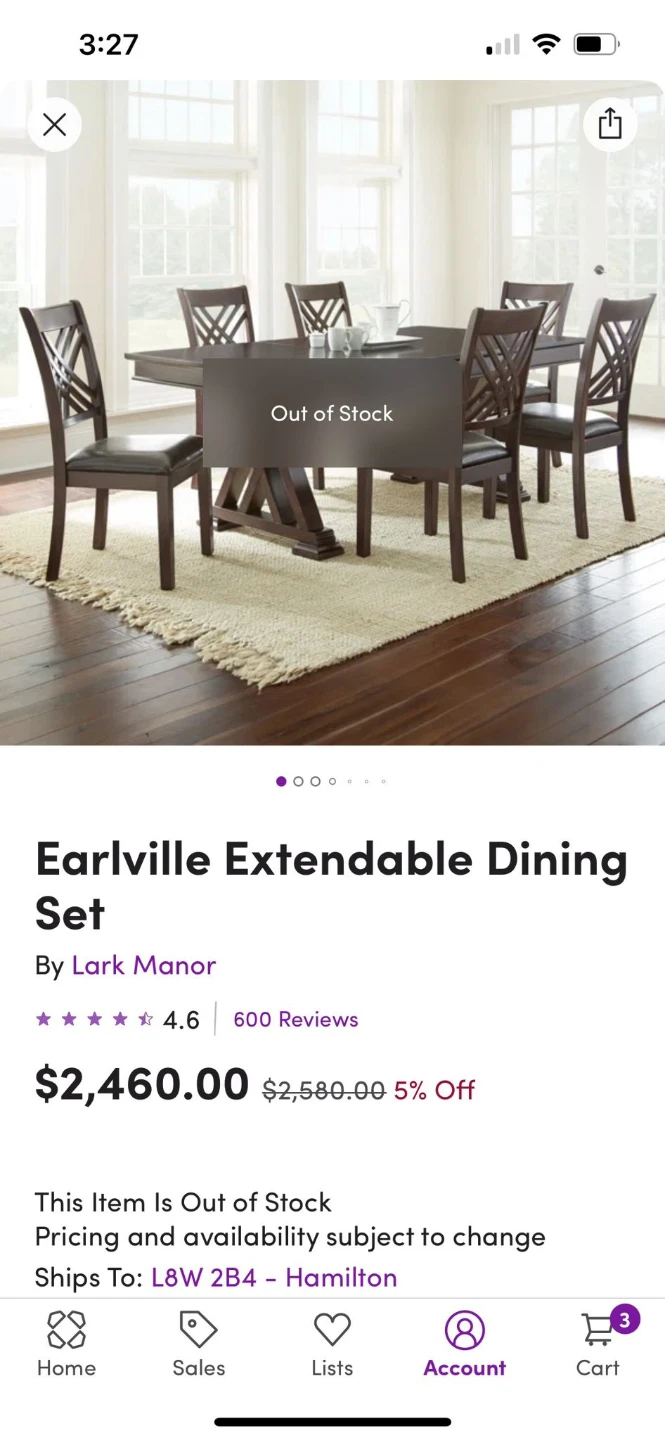 Available - Extendable Dining Set