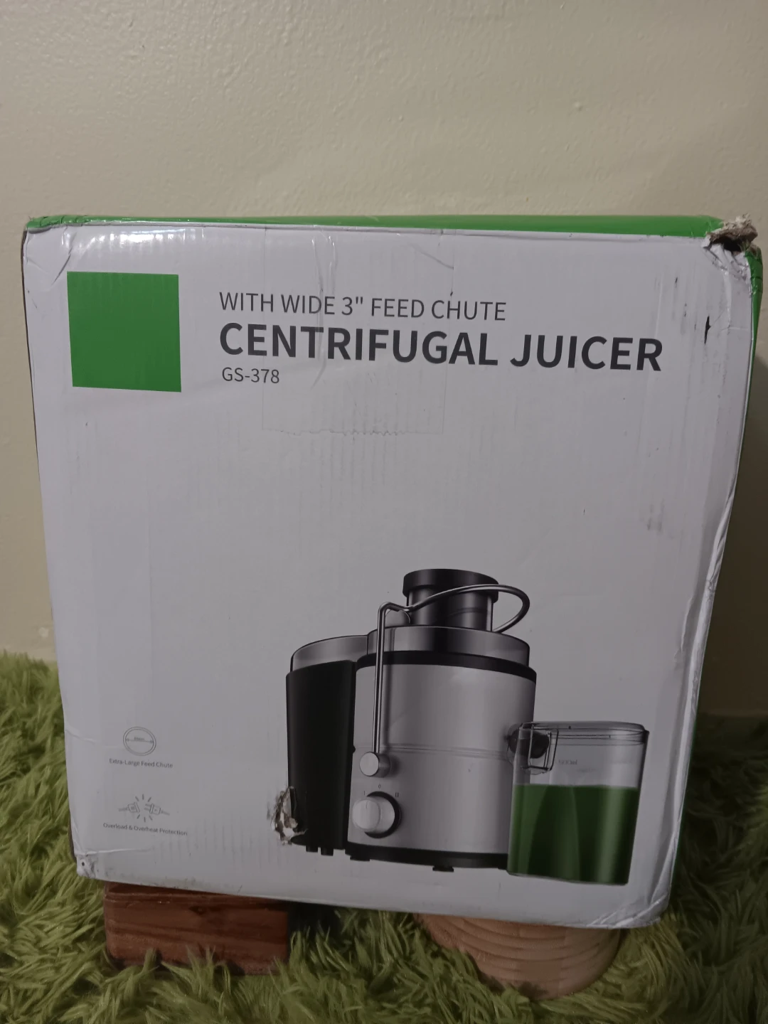 Centrifugal Juicer GS-378 with Wide 3" Feed Chute 🏆