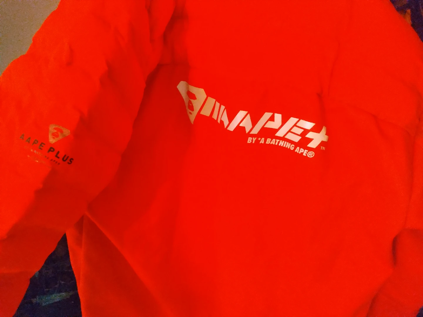 By a bathing ape