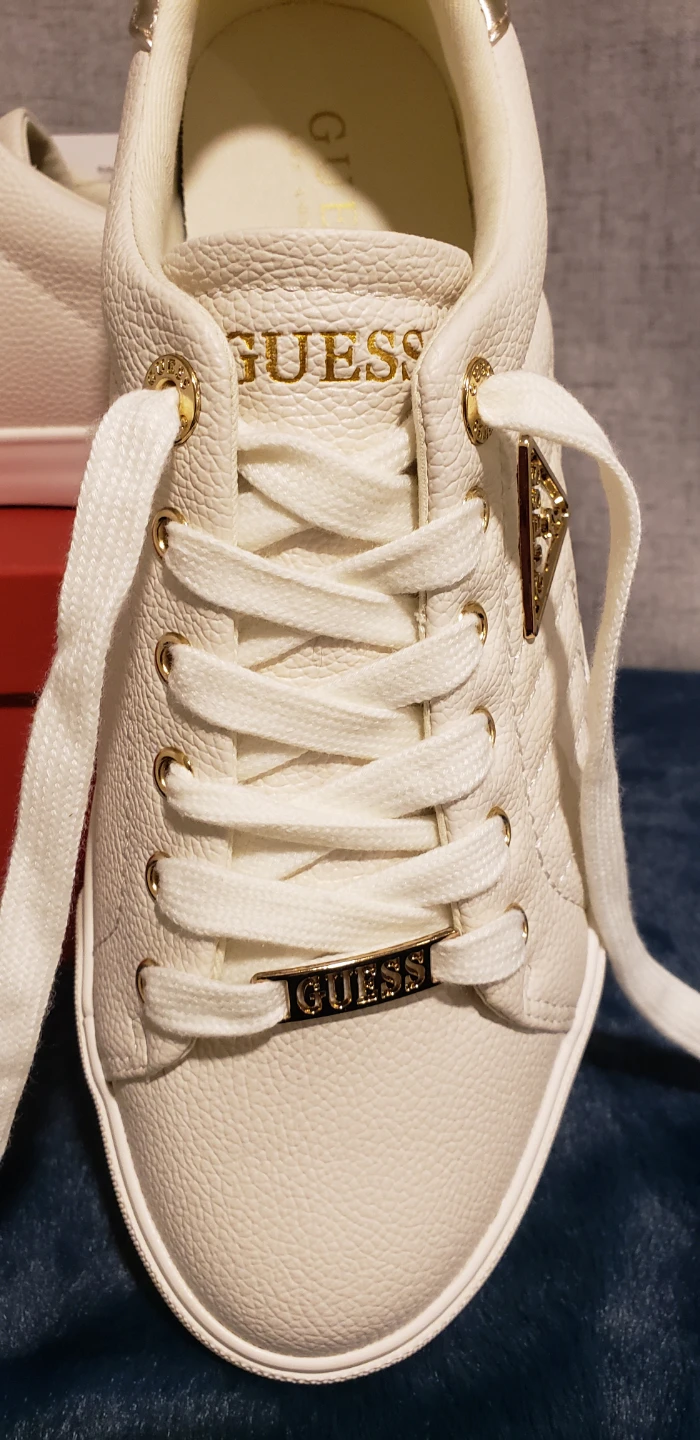 Guess Women's Ivory Sneakers Size 9 - photo 4