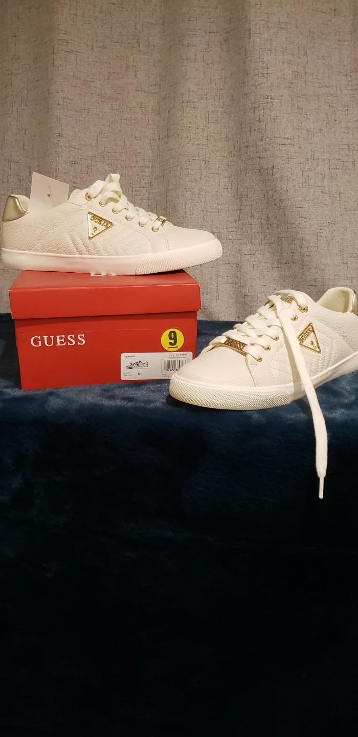 Guess Women's Ivory Sneakers Size 9 - photo 5
