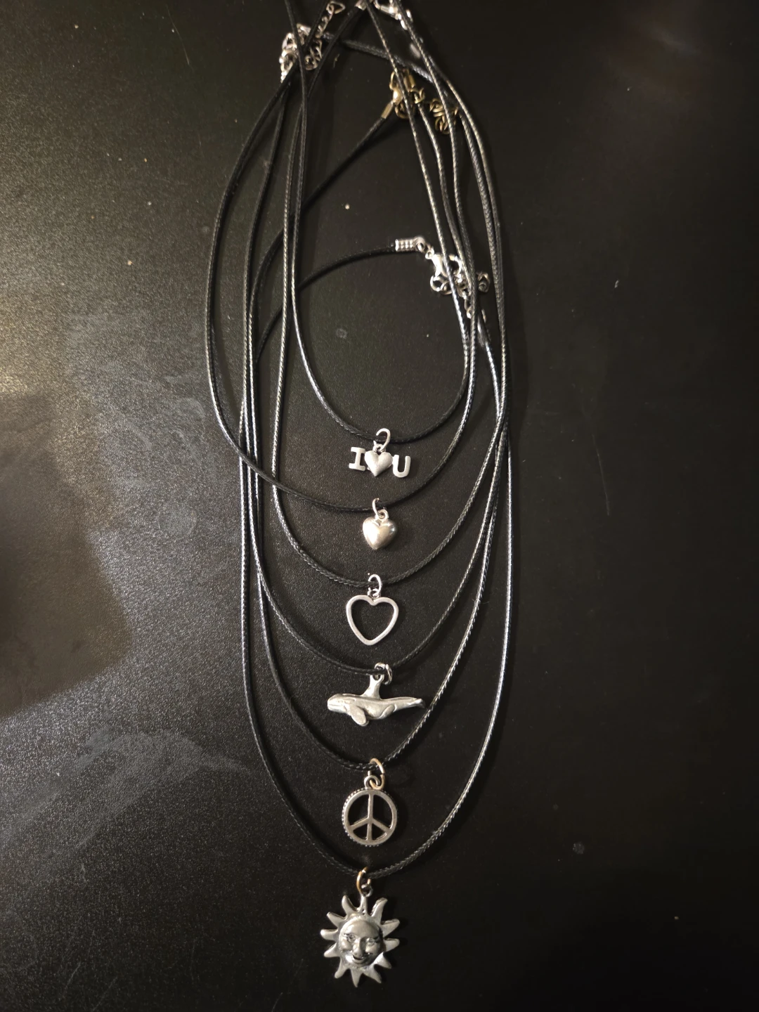 90s Vintage choker Charm Necklaces - photo 2