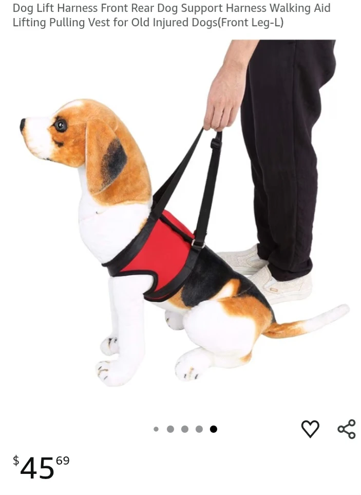 NEW!   Dog Lift Harness 🧡 - photo 2