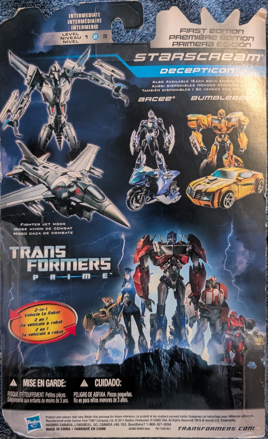 Transformers '11: Prime (first edition #003): Starscream - photo 2