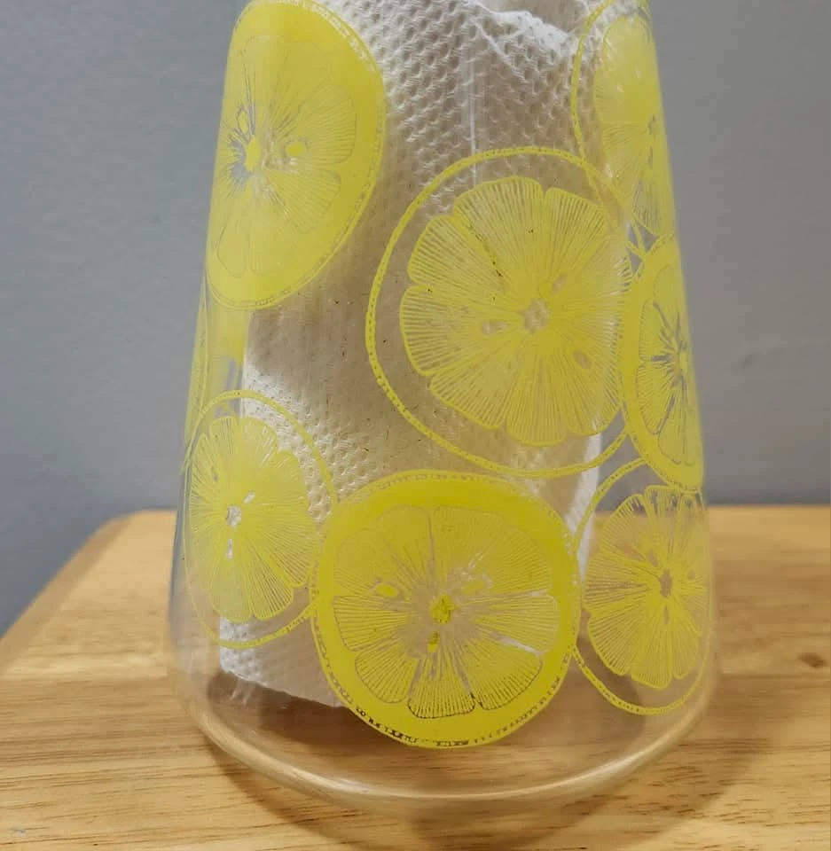 🏆Vintage Glass Pyrex Lemon Pitcher/Carafe! 💛🍋 - photo 3