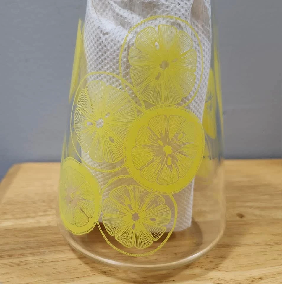 🏆Vintage Glass Pyrex Lemon Pitcher/Carafe! 💛🍋 - photo 4