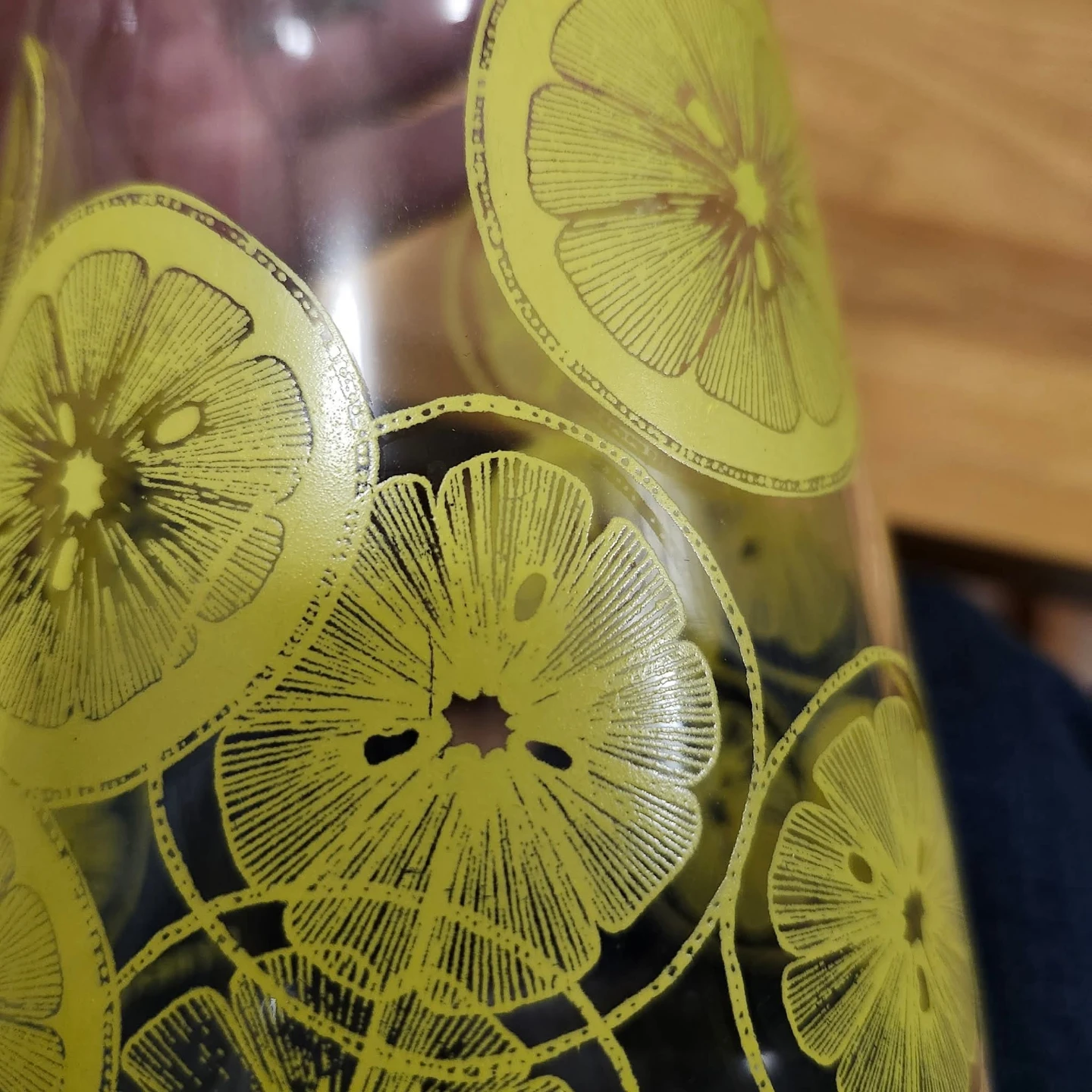 🏆Vintage Glass Pyrex Lemon Pitcher/Carafe! 💛🍋 - photo 5