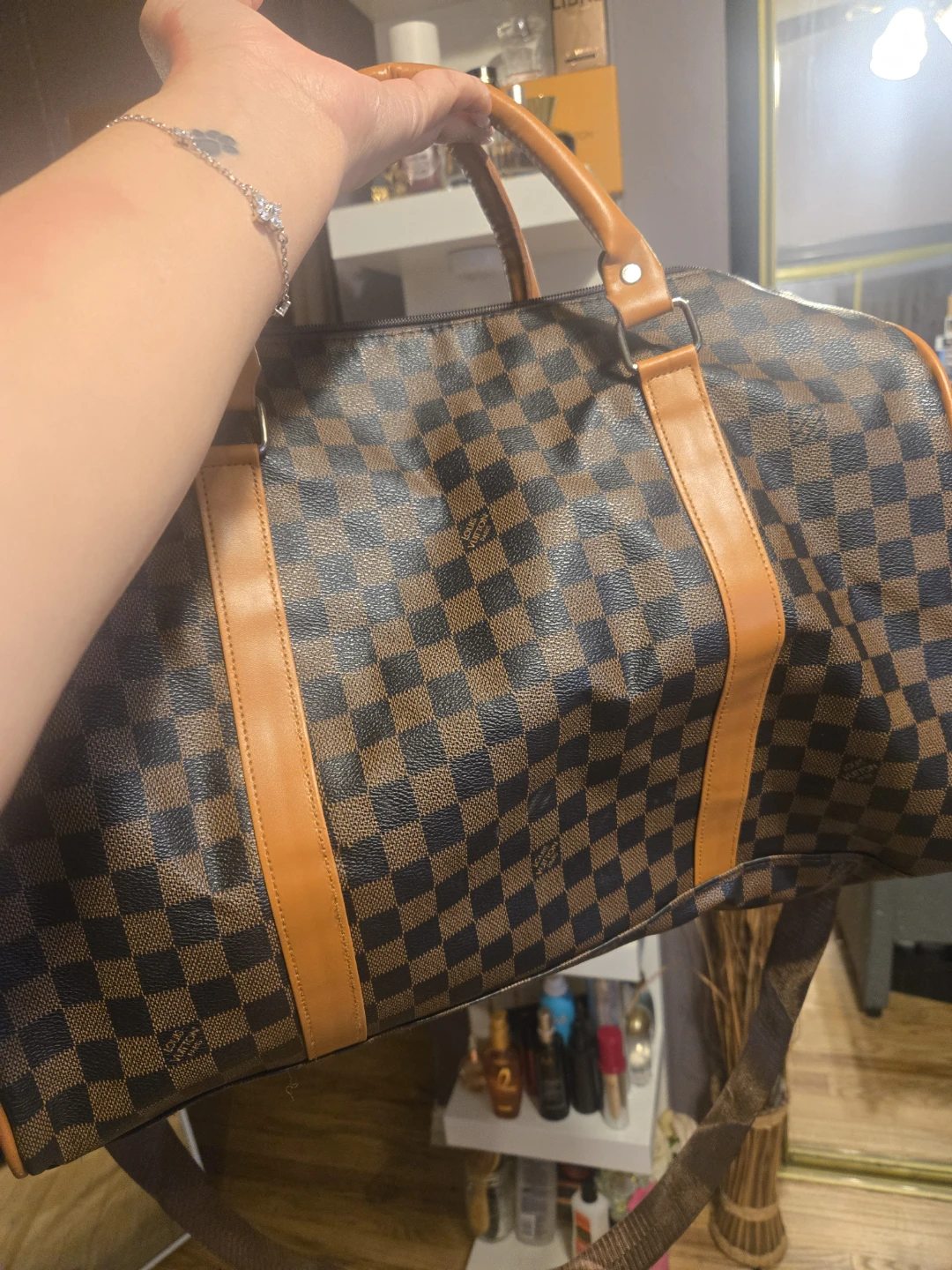 Louis Vuitton Keepall 50 Monogram Canvas Duffle Bag