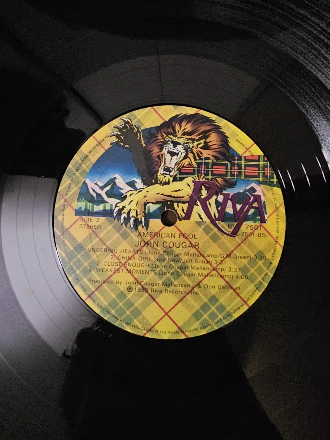 John Cougar American Fool Vinyl LP Record - photo 5