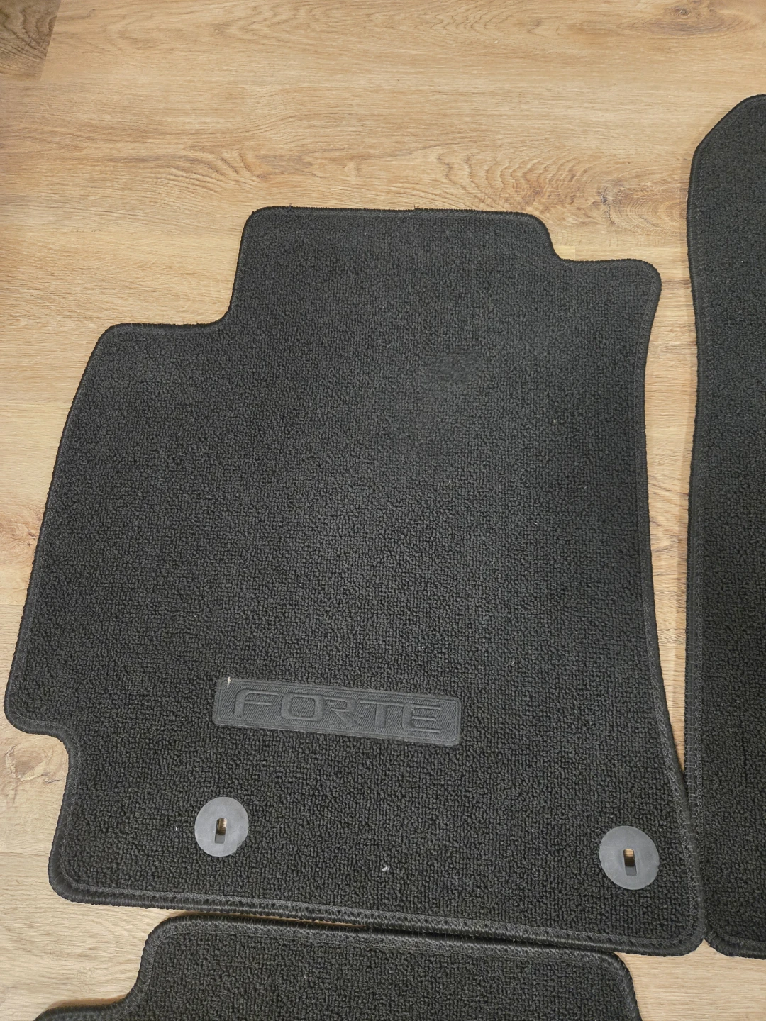 Set of 4 Black Forte Floor Mats - photo 3