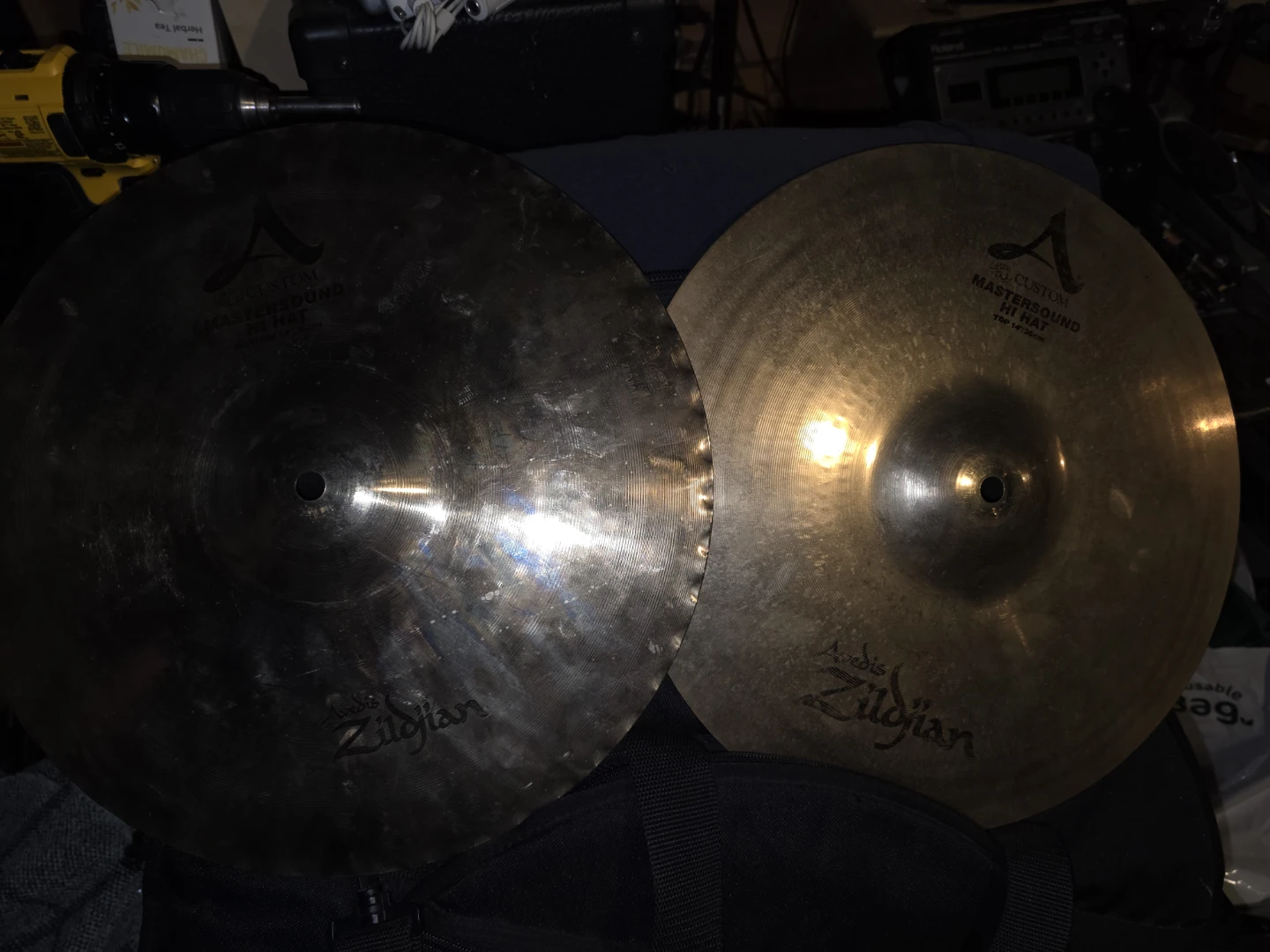 Zildjian A Custom Mastersound Hi-Hat Cymbals 14"