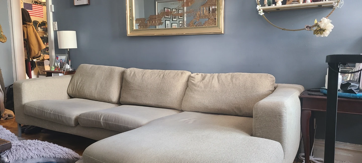 Sectional Sofa - Beige - photo 3