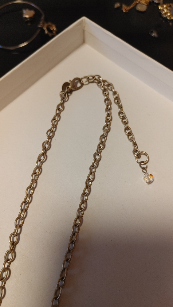 Pash Skull Pendant Necklace with Pink Rhinestone Trim - photo 5
