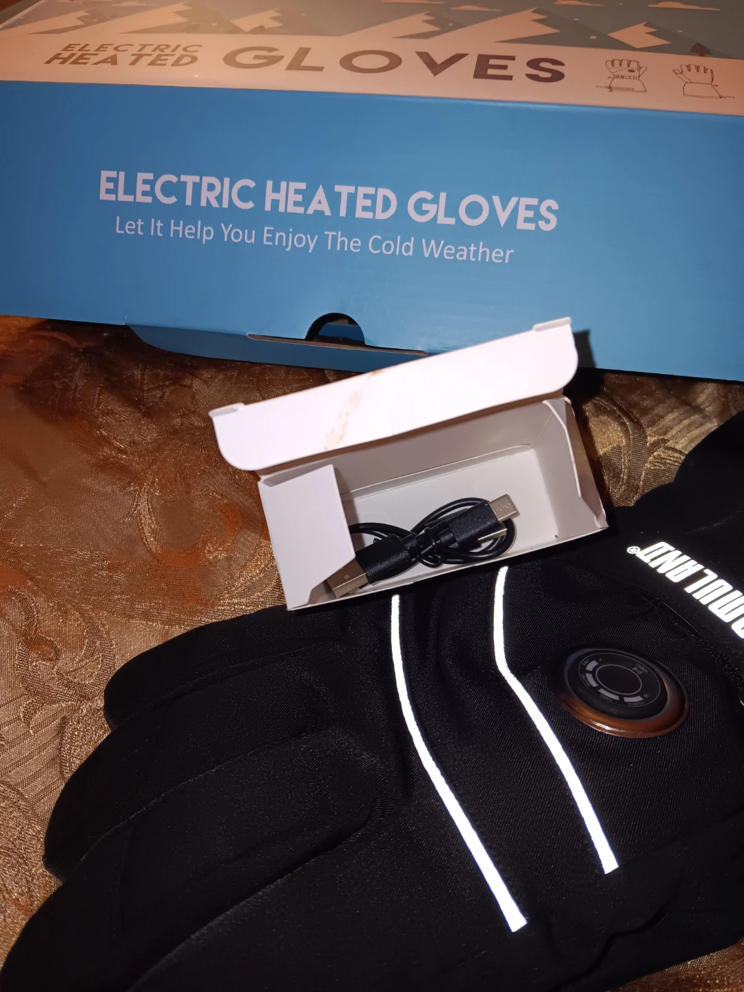 COMLIM Electric Heated Gloves with USB Charging Cable🥕 - photo 2
