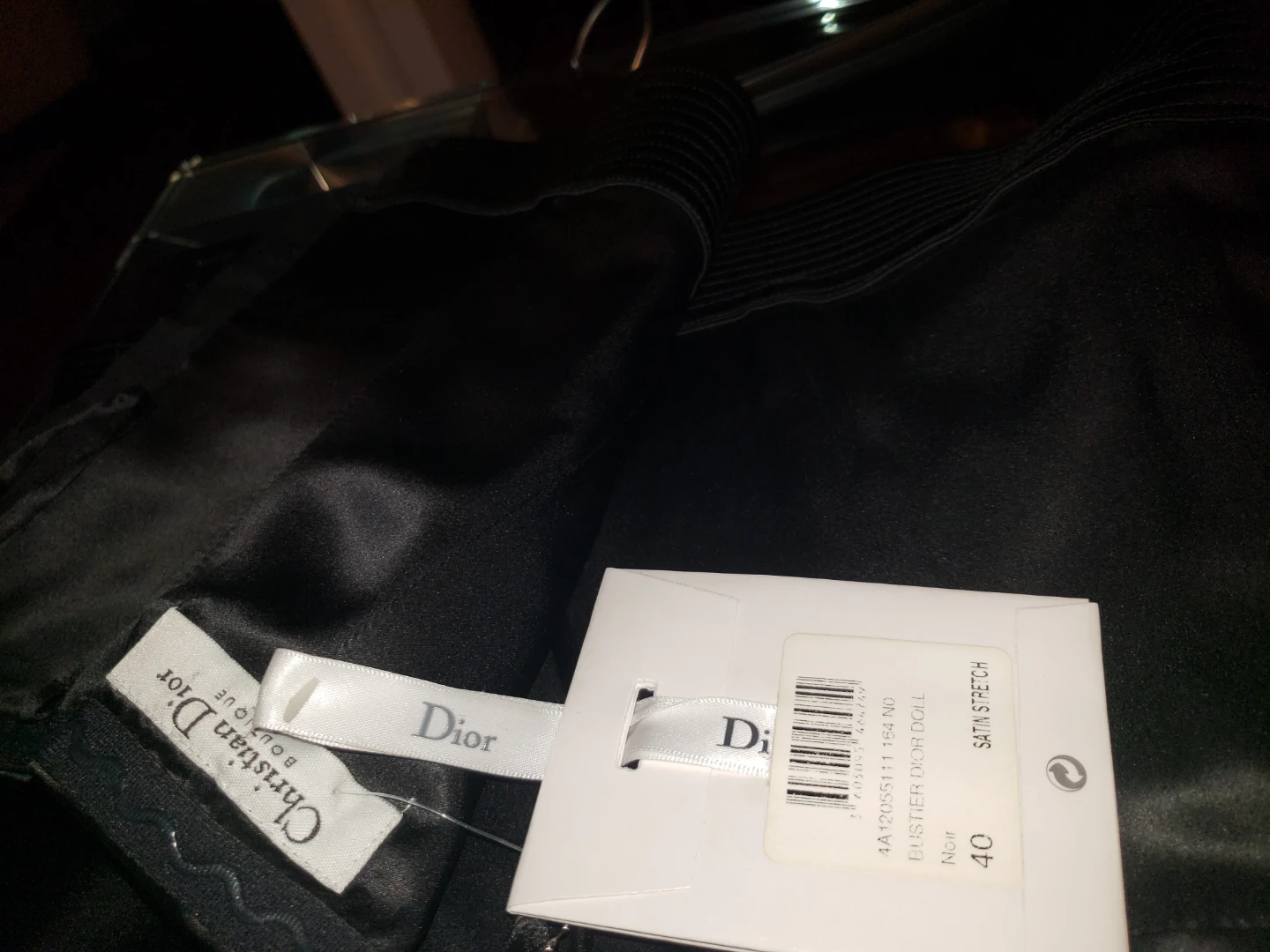 Christian Dior Satin Corset Top - photo 3