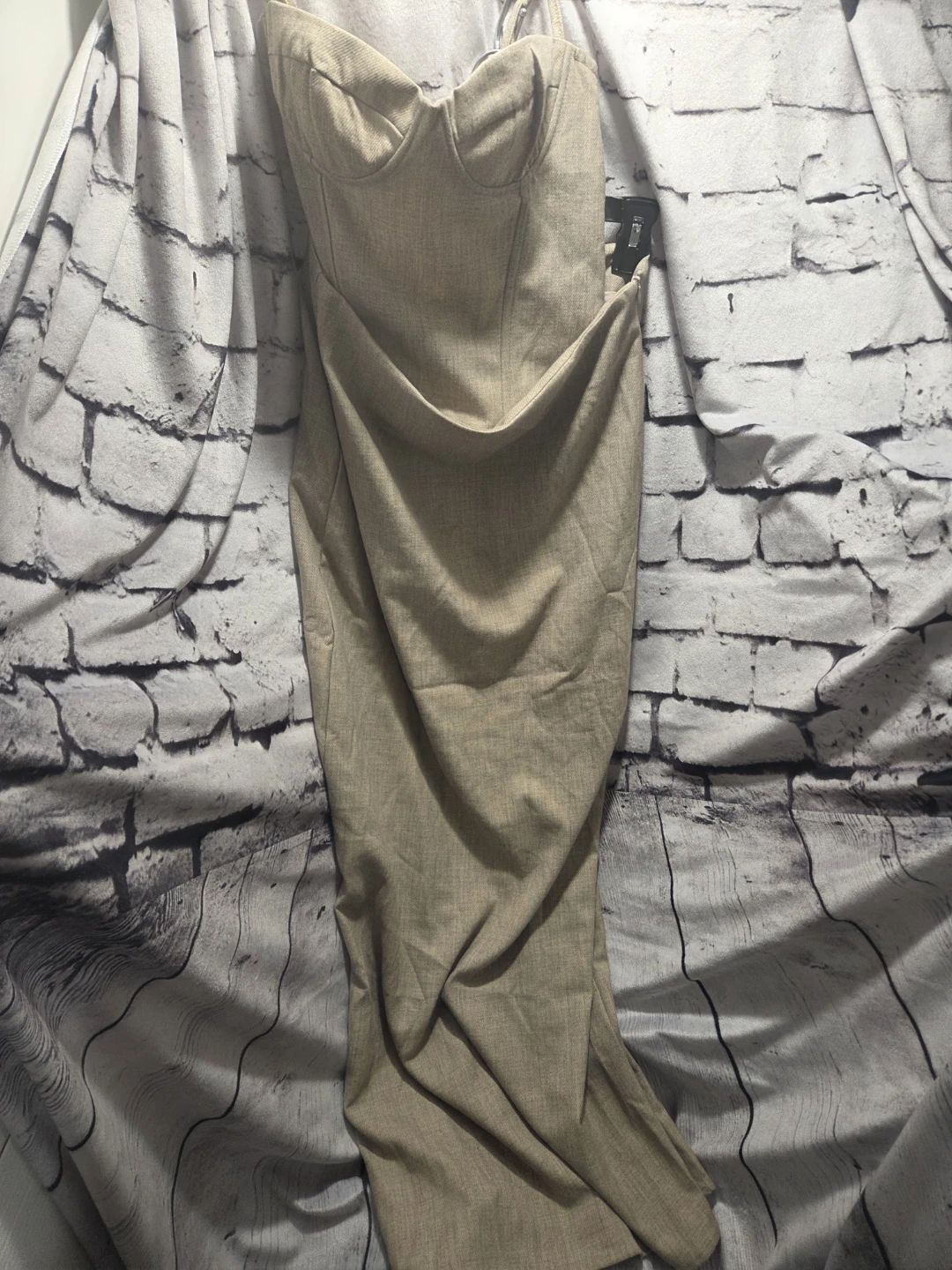 Musea Linen Blend Corset 2 pieceDress - Beige - photo 5