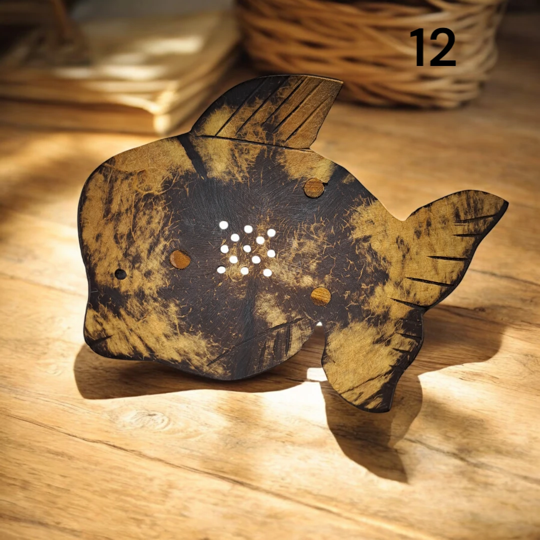 Handmade Coconut Shell Soap Dish 12🏆