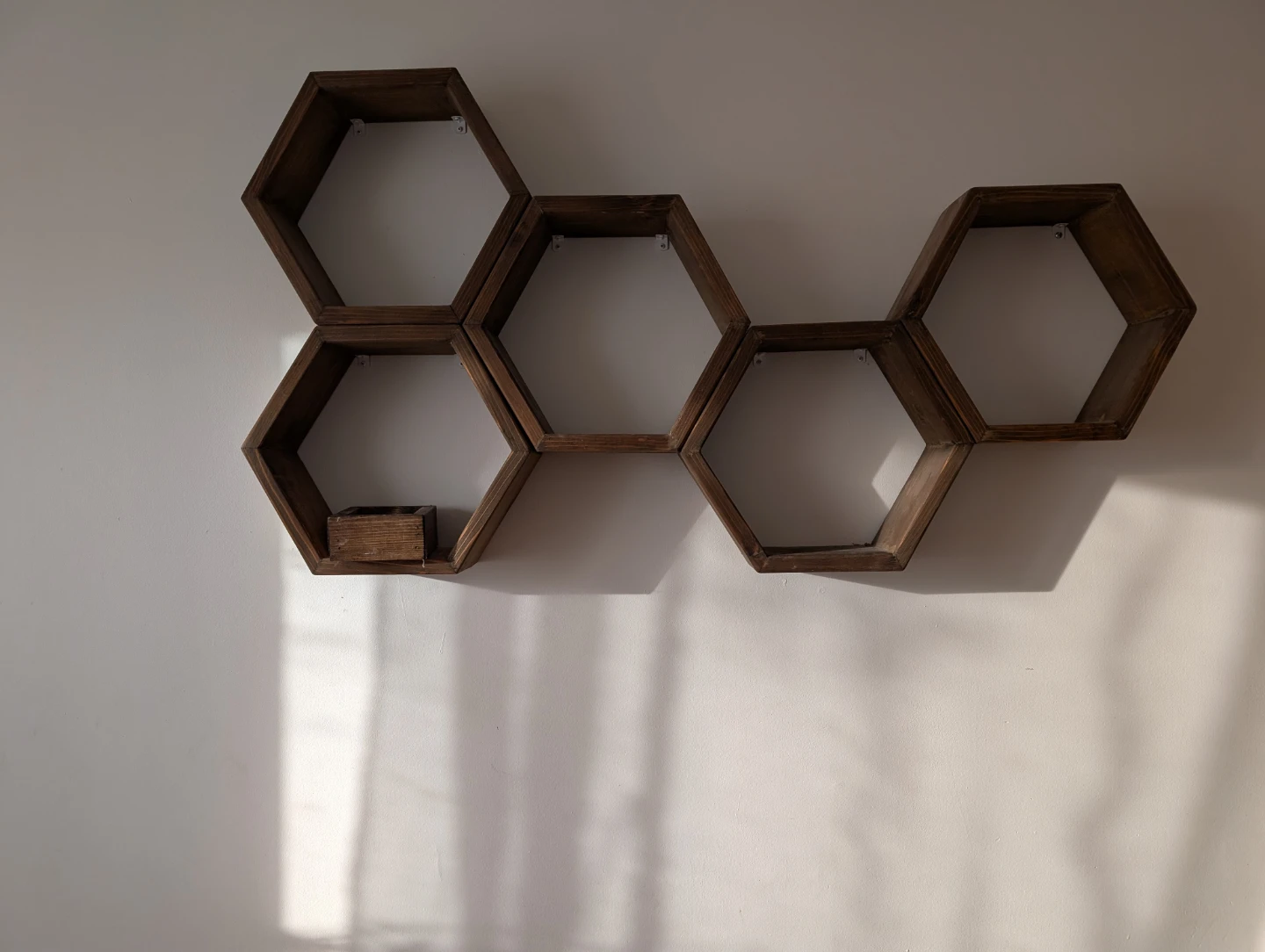 Hexagon Wall Shelves