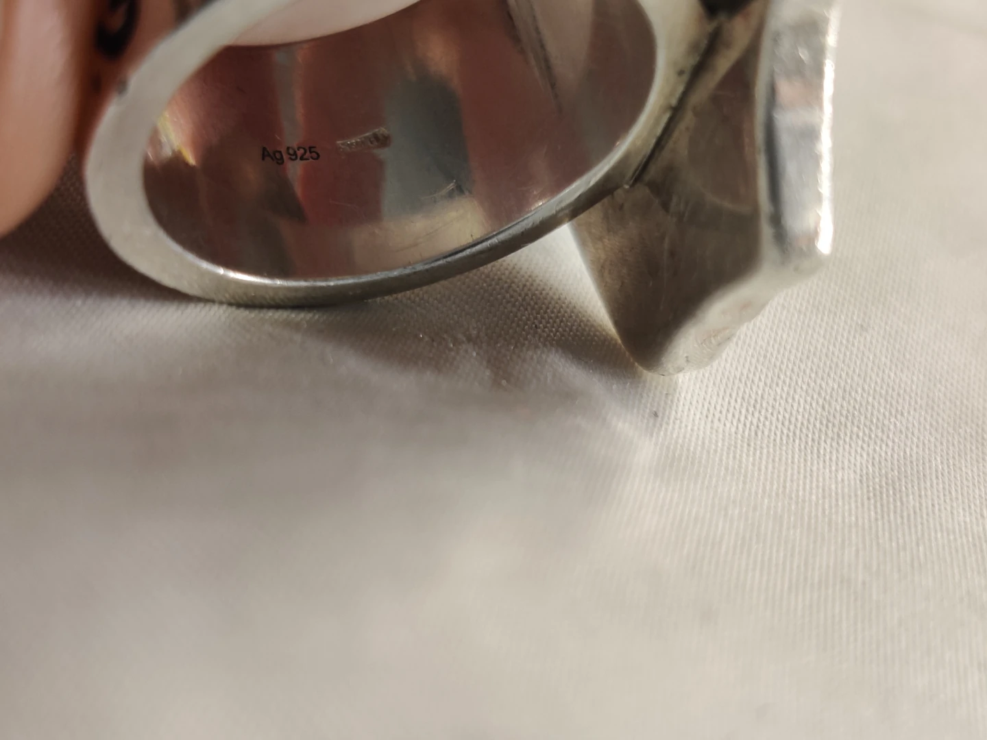 Size 6- authentic Gucci 925  Sterling Silver Ring - photo 5