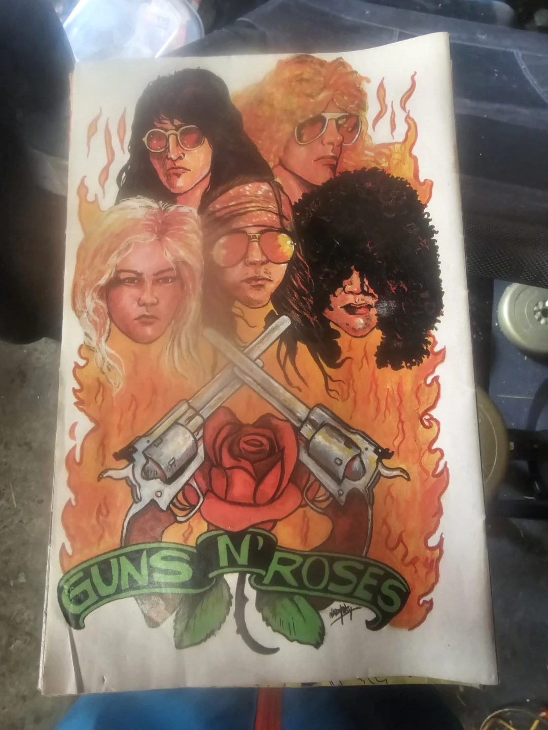 Guns N' Roses Album Cover Art Poster