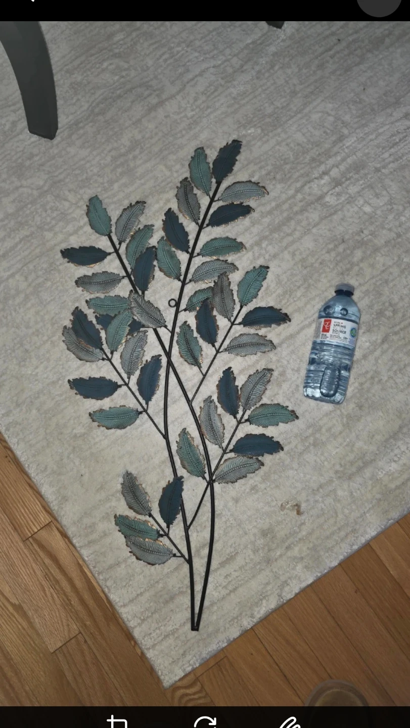 Metal Leaf Wall Art