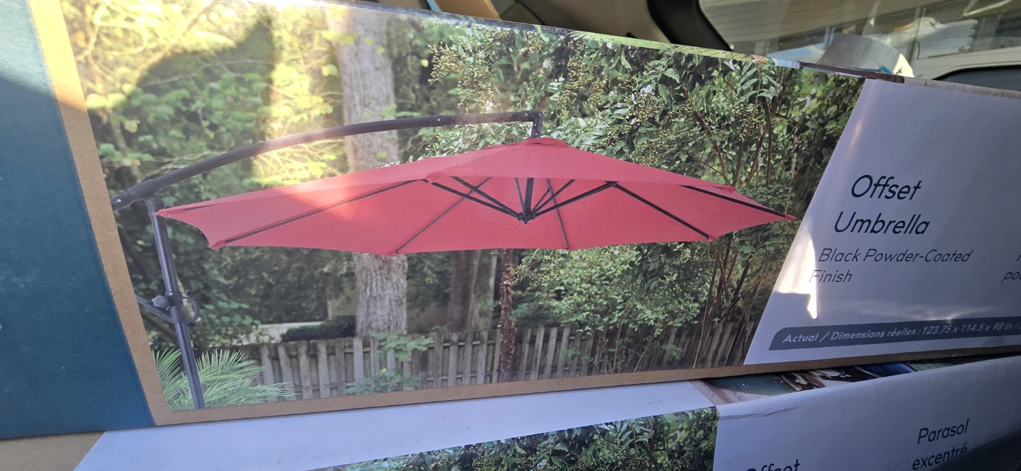 Brand new!!! Red Patio Offset Umbrella!! - photo 2