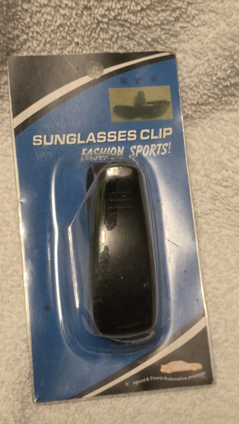 Black Sunglasses Clip Holder