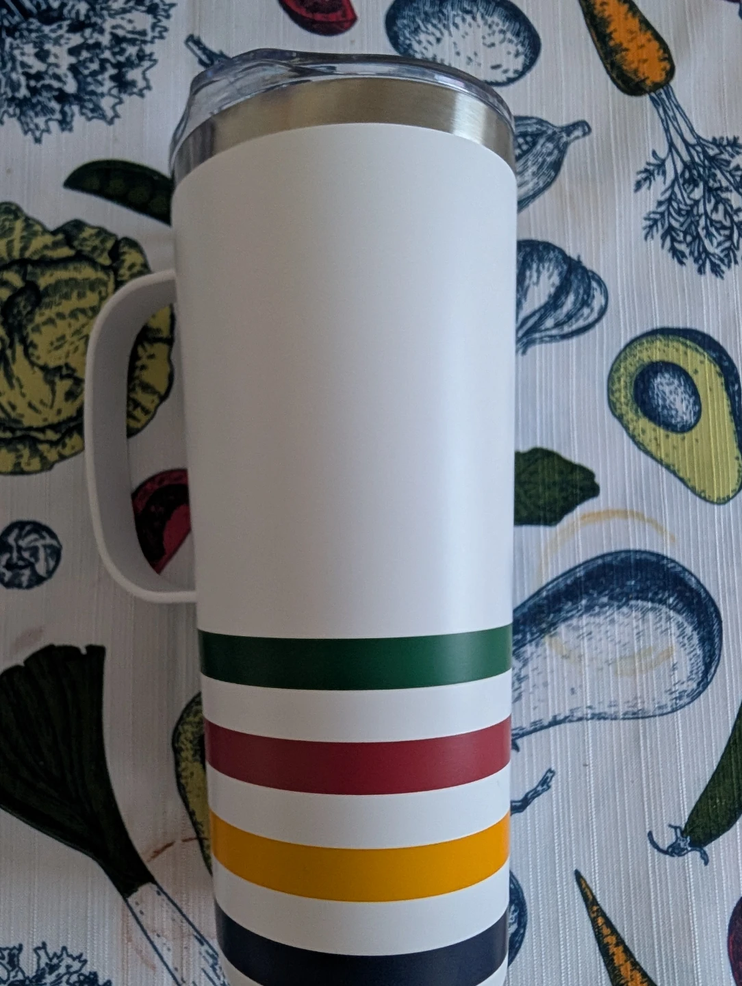 HBC "Stripes" Tumbler with Handle
