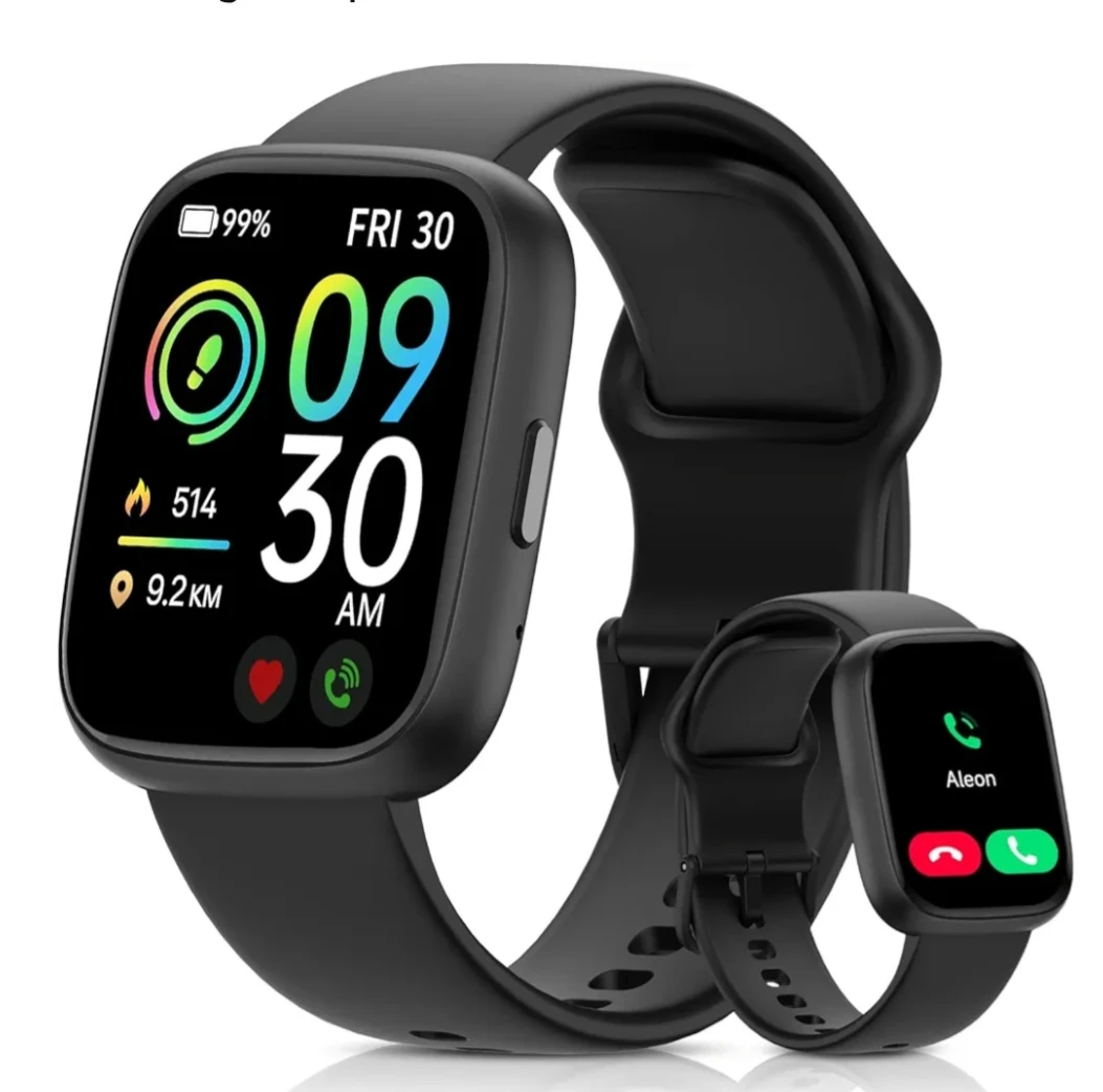 Black Smart Watch for Android & iOS