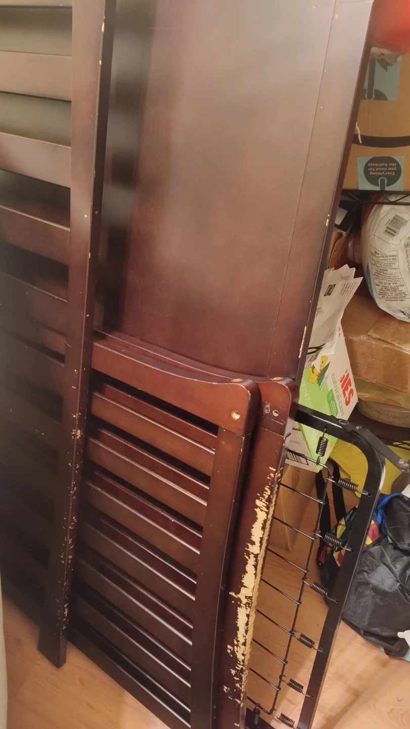 Dark Brown Wooden Crib - photo 2