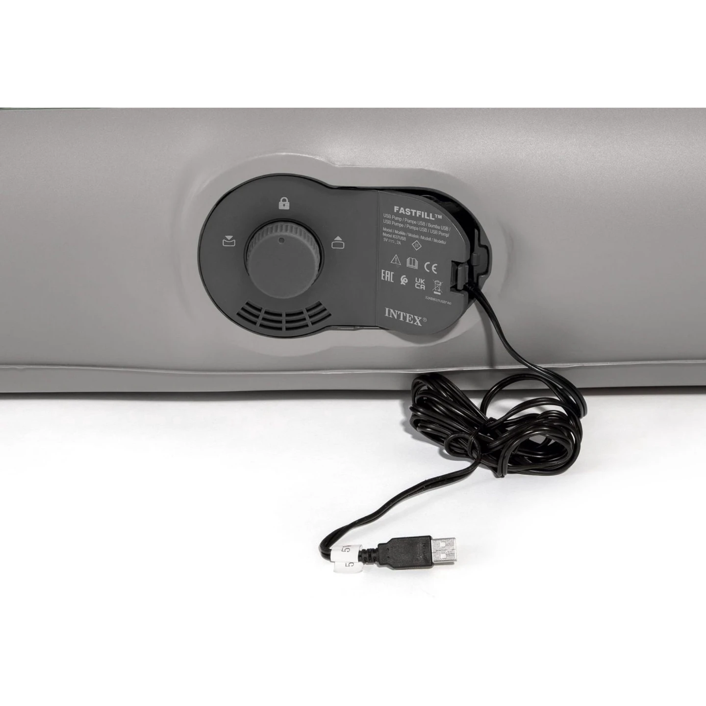 Intex Queen Size Air Mattress with Built-in USB Pump - photo 3