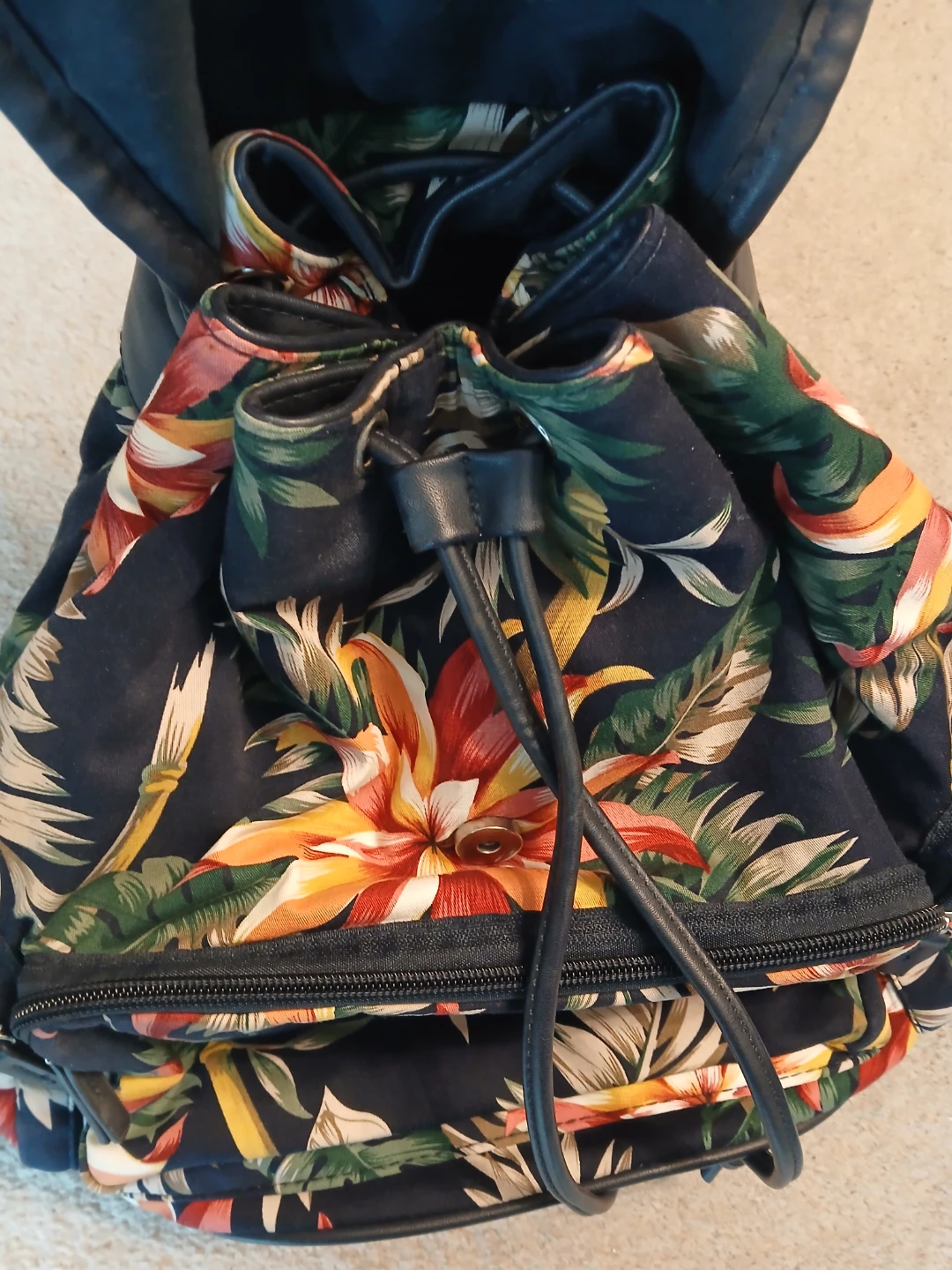 MISAKO floral bucket bag backpack - photo 5