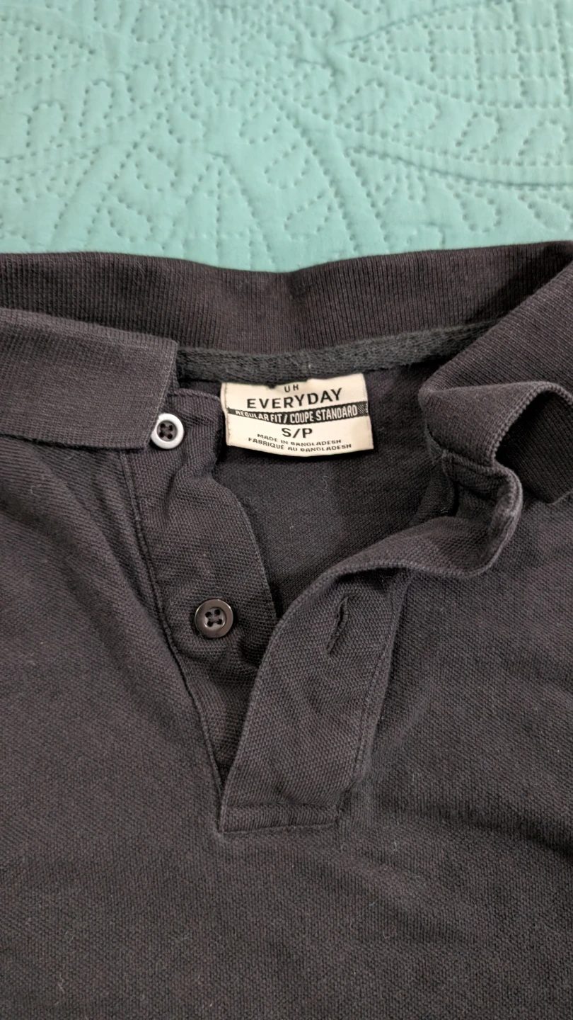 Black Polo Shirt - Regular Fit - photo 3
