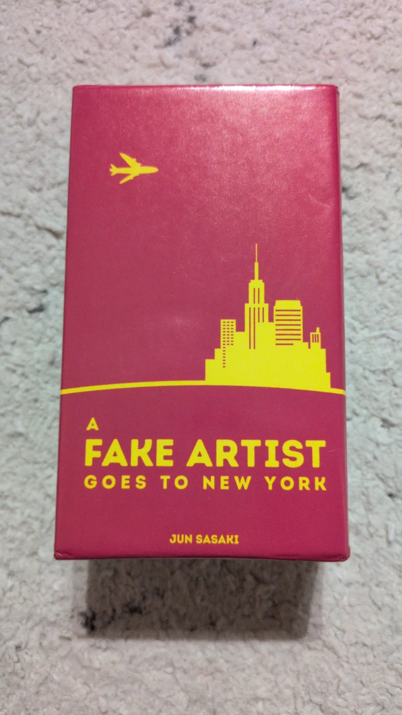 A Fake Artist Goes To New York Board Game